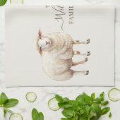 Linge De Cuisine Family Farm Rustic Sheep  (Plié)