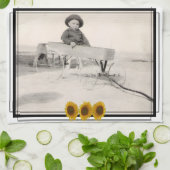 Linge De Cuisine Family Photos with Borders and Sunflowers (Plié)