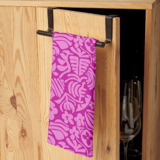 Linge De Cuisine Fantaisie de fraise en rose