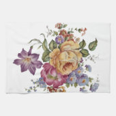 Linge De Cuisine Fantaisie florale (Horizontal)
