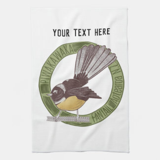 Linge De Cuisine Fantal NZ Oiseau Natif Nouvelle-Zélande Aotearoa N