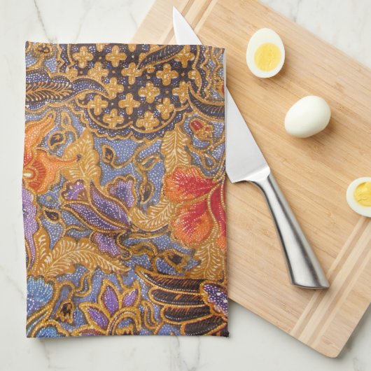 Linge De Cuisine Fantasia Batik (Quart Plié)