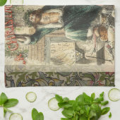 Linge De Cuisine Fantôme de Noël Présent Scrooge (Plié)