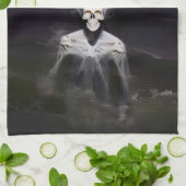 Linge De Cuisine Fantôme en mer - Peinture à l'huile (Plié)