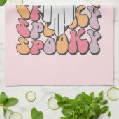 Linge De Cuisine Fantôme rétro éffrayant (Plié)