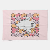 Linge De Cuisine Fantôme rétro éffrayant (Horizontal)