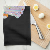 Linge De Cuisine Fantômes à strass Halloween tendance (Quart Plié)
