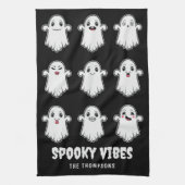 Linge De Cuisine Fantômes avec différentes expressions faciales Hal (Vertical)