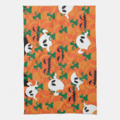 Linge De Cuisine Fantômes d'Halloween Patch de citrouille hantée (Vertical)
