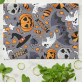 Linge De Cuisine Fantômes Monstres mignons Éffrayants et Déplaisant (Plié)