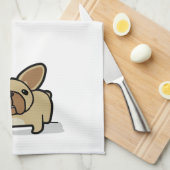 Linge De Cuisine Faon Frenchie (Quart Plié)