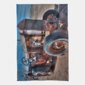 Linge De Cuisine Farms | Rusty Antique Tractor (Vertical)