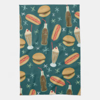 Fast Food Soda Fontaine Junk Food Deep Green