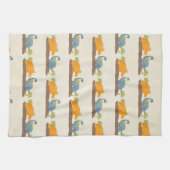 Linge De Cuisine Faune sauvage de Cute Dinosaure (Horizontal)