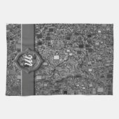 Linge De Cuisine Faux Chrome Mini Arrière - plan boîte (Horizontal)