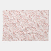 Linge De Cuisine Faux White Lace Fishnet Cuisine Fleurs de serviett (Horizontal)