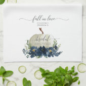 Linge De Cuisine Faveur de douche de mariage coup de foudre citroui (Plié)