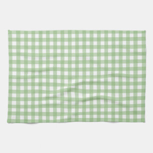 Linge De Cuisine FayeandLauren Green Classic Buffalo Plaid Motif