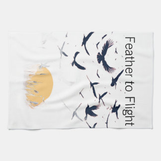 Linge De Cuisine Feather to Flight Minimalist T-Shirt Design