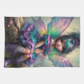 Linge De Cuisine Fée à fleurs twilight (Horizontal)