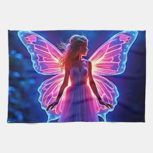 Linge De Cuisine Fée de papillon mystique éclatante