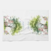 Linge De Cuisine Fée de printemps de Pâques à l'aquarelle (Horizontal)