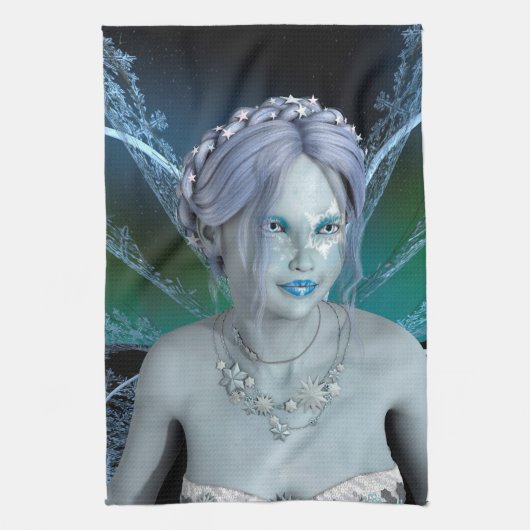 Linge De Cuisine Fée d'hiver (Vertical)