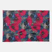 Linge De Cuisine Fée et pavots (Horizontal)