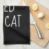 Linge De Cuisine Feed the Cat Alexa Command Humor  (Quart Plié)