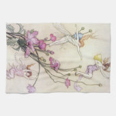 Linge De Cuisine Fées jouant sur la fleur (Horizontal)