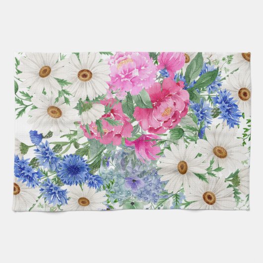 Linge De Cuisine Félicitations Faisées De Printemps Lumineuses (Horizontal)