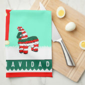 Linge De Cuisine Feliz Navidad (Quart Plié)