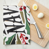 Linge De Cuisine Feliz Navidad Noël espagnol (Quart Plié)