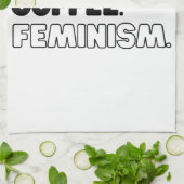 Linge De Cuisine Féminisme du café des chats (Plié)