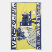 Linge De Cuisine Femme caméra, photographe, Van Caspel (Vertical)