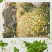 Linge De Cuisine Femme dans un champ de blé (Plié)