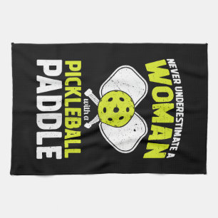 Linge De Cuisine Femme de Pickleball Cadeau drôle de joueur de Pick