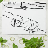 Linge De Cuisine Femme de triathlon de course de vélo de bain (Plié)