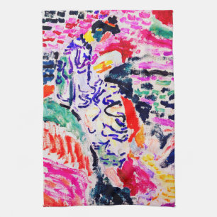 Linge De Cuisine Femme japonaise au bord de l'eau, Matisse