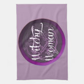 Linge De Cuisine Femme pourpre (Vertical)