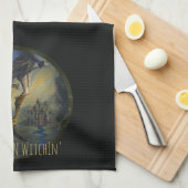 Linge De Cuisine Femme Sorcière (Quart Plié)