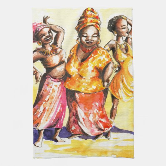 Linge De Cuisine Femmes de danse (Vertical)