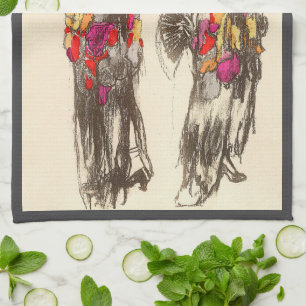 Linge De Cuisine Femmes de mode vintage avec des robes de printemps