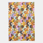 Linge De Cuisine Femmes rétrogrades du Motif mondial (Vertical)