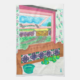 Linge De Cuisine Fenêtre de cuisine irlandaise