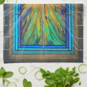 Linge De Cuisine Fenêtre en verre de l'église Light 3 (Plié)