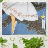 Linge De Cuisine fériée de Noël rétro (Plié)