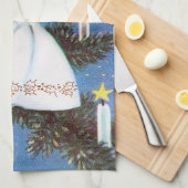 Linge De Cuisine fériée de Noël rétro (Quart Plié)