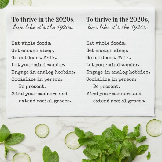 Linge De Cuisine Ferme 1920 vivre simplement (Plié)