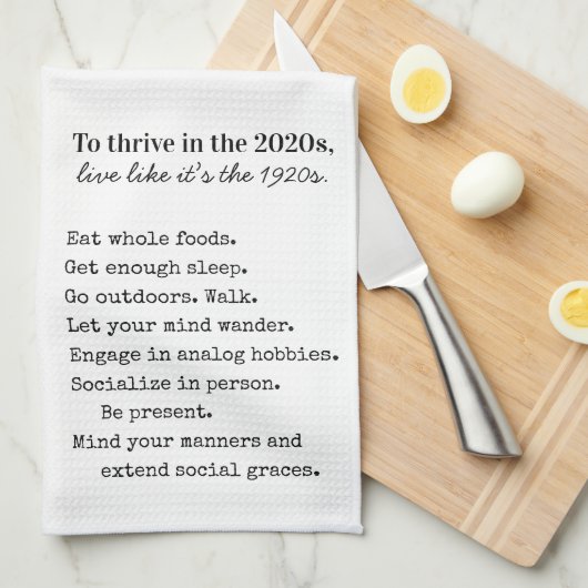 Linge De Cuisine Ferme 1920 vivre simplement (Quart Plié)